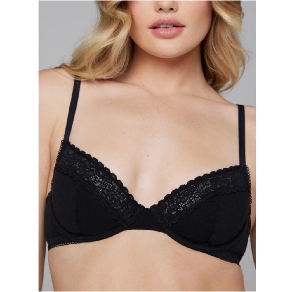 Savage Fenty Underwired Unlined‎ Bra in Black 38B